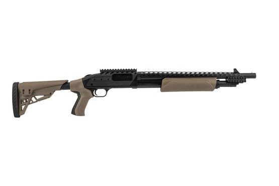 Mossberg 500 Scorpion 12 gauge shotgun in flat dark earth